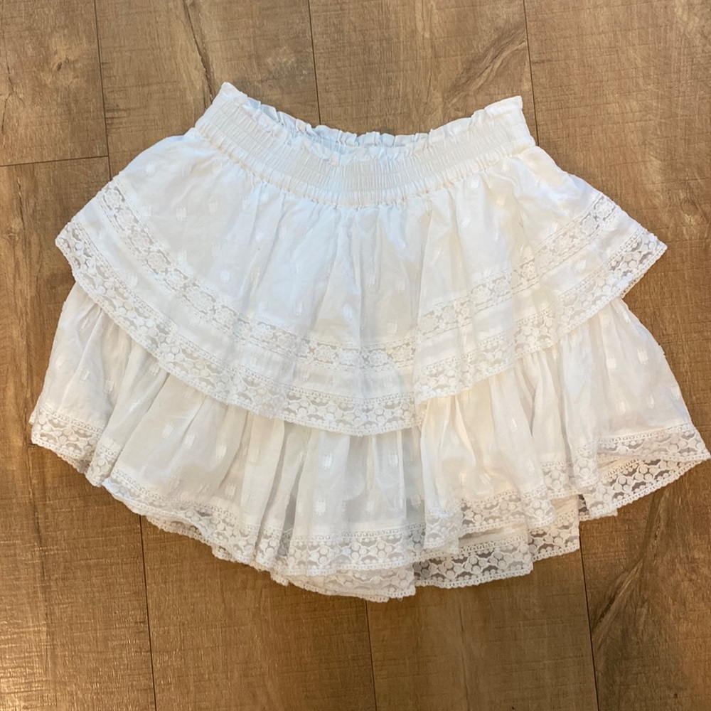 White Lace Skort/ skirt